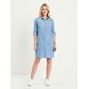 Dámské letní šaty Geisha Modrá - Geisha - ANGEL 630 Dress short sleeves tencel