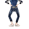 Dámské jeans DESIGUAL LYSIANE 5053 JEANS VAQUERO - DESIGUAL - 18SWDD24 5053 DENIM_LYSIANE