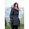 Dámský zimní kabát MARLENE ML TEREZA3 black - Marlene - ML TEREZA3 black liška