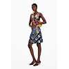 Dámské šaty DESIGUAL NIKA 5001 MARINO - DESIGUAL - 19SWVKAB 5001 VEST_NIKA