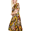 Dámské šaty DESIGUAL ARLENE 8006 MOSTAZA - DESIGUAL - 19WWVK66 8006 VEST_ARLENE