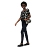 Dámská kabelka DESIGUAL HANSMADE TROMSO 2000 NEGRO - DESIGUAL - 21SAXP68 2000 BOLS_HANSMADE TROMSO