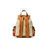Dámský batůžek DESIGUAL TRIPATCH TRIBECA MEDIUM 6075 CAMEL OSCURO - DESIGUAL - 21SAKA34 6075 BACK_TRIPATCH TRIBECA MEDI