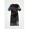 Dámské šaty DESIGUAL AMBER 2000 NEGRO - DESIGUAL - 21WWVK70 2000 VEST_AMBER