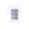 Pánské triko DESIGUAL SAILOR 1009 BLANCO OPTICO - DESIGUAL - 21WMTK36 1009 TS_SAILOR