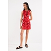 Dámské šaty DESIGUAL AMAPOLA 3000 CARMIN - DESIGUAL - 22SWVW68 3000 VEST_AMAPOLA