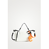 Dámská kabelka DESIGUAL HALF LOGO LIBIA 1021 OFF WHITE