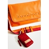 Dámská kabelka DESIGUAL HALF LOGO VENECIA 7002 ORANGE - DESIGUAL - 22SAXPAF 7002 BOLS_HALF LOGO VENECIA