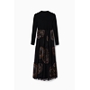 Dámské šaty DESIGUAL GLORIA 2000 NEGRO - DESIGUAL - 22WWVK55 2000 VEST_GLORIA