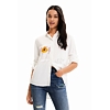 Dámská košile DESIGUAL SWEET HAMBURGO 1000 WHITE
