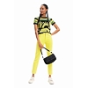 Dámské triko DESIGUAL CAGLIARI 8018 YELLOW - DESIGUAL - 23SWTKAE 8018 TS CAGLIARI