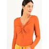 Dámské triko Blutsgeschwister Hot Knot Lacy orange 0210 - Blutsgeschwister - 001223-164-0210 Hot Knot Lacy orange