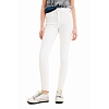Dámské jeans DESIGUAL LIA 1000 WHITE