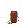 Dámská peněženka DESIGUAL HALF LOGO DELPHINE 6000 BROWN - DESIGUAL - 23WAYP06 6000 MONE HALF LOGO DELPHINE