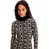 Dámské šaty DESIGUAL FRANCESCA-LACROIX 2000 BLACK - DESIGUAL - 23WWVF01 2000 VEST FRANCESCA-LACROIX