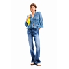 Dámská halenka DESIGUAL 24SWBW17 5000 BLUS_ZOÉ 5000 BLUE - DESIGUAL - 24SWBW17 5000 BLUS_ZOÉ