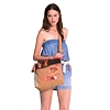Dámská kabelka DESIGUAL 51X51M0 6101 BOLS_IBIZA S PATCH 6101 INDIAN TAN - DESIGUAL - 51X51M0 6101 BOLS_IBIZA S PATCH