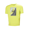 Pánské funkční triko HELLY HANSEN 34419 410 HP RACE GRAPHIC T-SHIRT 410 CYBER LIME