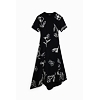 Dámské šaty DESIGUAL 25WWVK44 2000 VEST CALMA 2000 BLACK - DESIGUAL - 25WWVK44 2000 VEST CALMA