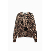 Dámský svetr DESIGUAL 25WWJF43 6001 JERS MINNIE 6001 BROWN - DESIGUAL - 25WWJF43 6001 JERS MINNIE