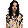 Dámské triko DESIGUAL KATRINA Hnědá - DESIGUAL - 25WWTF03 6007 TS KATRINA