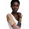 Dámské triko DESIGUAL AMARA Bílá - DESIGUAL - 25WWTK31 1001 TS AMARA