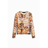 Dámské triko DESIGUAL ROMANTICA Oranžová - DESIGUAL - 25WWTK58 7008 TS ROMANTICA
