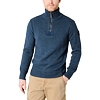 Pánský svetr TIMEZONE Heavy Knit Seamans Troyer Modrá