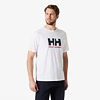 Pánské triko HELLY HANSEN HH LOGO T-SHIRT 3.0 Bílá