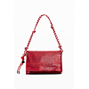 Dámská kabelka DESIGUAL HALF LOGO VENECIA 4.0 RED Červená - DESIGUAL - 26SAXPAA 3000 BAG HALF LOGO VENECIA 4.0 RED