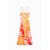 Dámské letní šaty DESIGUAL WAVE Oranžová - DESIGUAL - 26SWVW52 7002 VEST WAVE