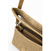 Dámská kabelka DESIGUAL HALF LOGO RAFFIA VENECIA Béžová - DESIGUAL - 26SAXO03 1014 BAG HALF LOGO RAFFIA VENECIA