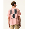Pánské triko GARCIA mens T-shirt ss Růžová