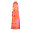 Dámské letní šaty Geisha Dress halter Oranžová - Geisha - 67358-70 445 Dress halter