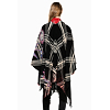 Dámský šátek DESIGUAL MADRAS INDIE FLORES 2080 AFTER DARK - DESIGUAL - 17WAWK02 2080 PONCHO_MADRAS INDIE FLORES
