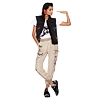 Dámské kalhoty DESIGUAL EDDY 6023 SAHARA - DESIGUAL - 18SWPW06 6023 PANT_EDDY
