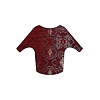 Dámské triko DESIGUAL NISA 3007 BORGONA - DESIGUAL - 18WWTK86 3007 TS NISA