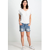 Dámské triko GARCIA T-SHIRT SS 53-off white - GARCIA - D90205 53 ladies T-shirt ss
