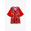 Dámská halenka DESIGUAL VEST_CRETA 3036 RED CARNATION - DESIGUAL - 20SWMW32 3036 VEST_CRETA