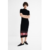 Dámské šaty DESIGUAL MISURI 2000 NEGRO - DESIGUAL - 21WWVF08 2000 VEST_MISURI