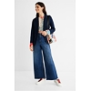 Dámské sako DESIGUAL PIAF 5008 DENIM DARK BLUE - DESIGUAL - 21WWEWAI 5008 AME_PIAF