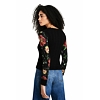 Dámský svetr DESIGUAL BUDAPEST 2000 NEGRO - DESIGUAL - 21WWJF29 2000 JERS_BUDAPEST