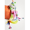 Dámský šátek DESIGUAL PLEATED FOCUS RECTANGLE 1000 BLANCO - DESIGUAL - 22SAWA05 1000 FOU_PLEATED FOCUS RECTANGL