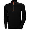 Pánské funkční triko HELLY HANSEN WORKWEAR LIFA MERINO 990 black