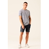 Pánské triko GARCIA mens T-shirt ss 6632 imperial blue - GARCIA - GE11004 6632 mens T-shirt ss