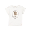 Dámské triko GARCIA ladies T-shirt ss 53-off white - GARCIA - Q20004 53 ladies T-shirt ss