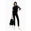 Dámský svetr DESIGUAL NOOR 1021 OFF WHITE - DESIGUAL - 22WWJF93 1021 JERS_NOOR