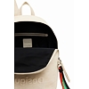 Dámský batůžek DESIGUAL AQUILES MOMBASA MINI 1001 WHITE - DESIGUAL - 23SAKP16 1001 BACK AQUILES MOMBASA MINI