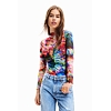 Dámská halenka DESIGUAL DANA 9019 MATERIAL FINISHES - DESIGUAL - 23SWQK27 9019 BODY DANA