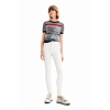 Dámské jeans DESIGUAL LIA 1000 WHITE - DESIGUAL - 23SWDD21 1000 DENIM LIA